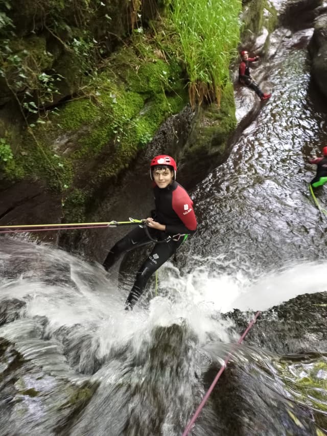 Barranco del Ajan Integral. Vega de Pas.