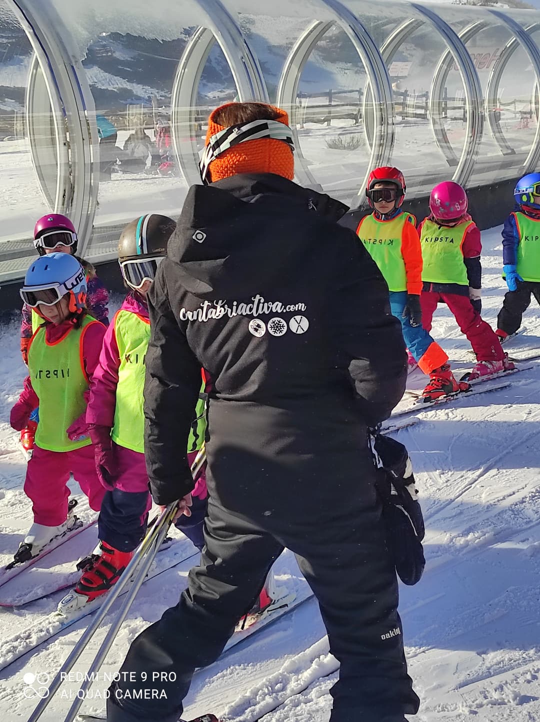 Clase Esqui niños edad 6 a 8 años