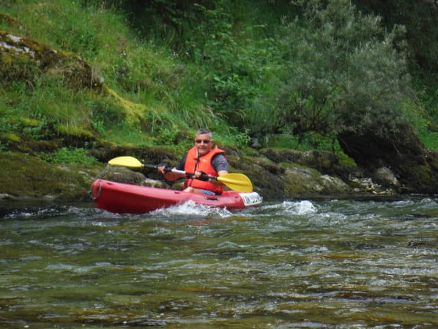 Canoas rio Deva 12km