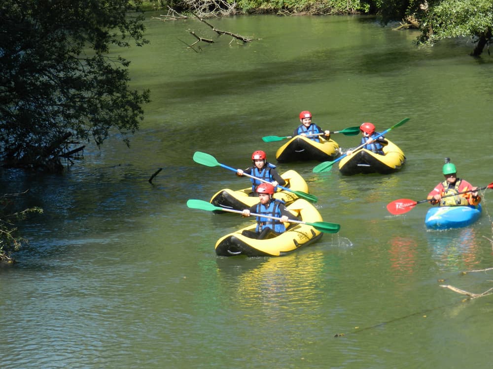 Canoaraft rio Ebro
